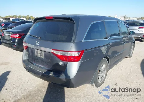 2012 Honda Odyssey Ex-L from USA, damaged, VIN 5FNRL5H69CB025781